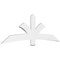 Ekena Millwork Davenport Architectural Grade PVC Gable Bracket, 84"W x 28"H x 2"D x 6"F, 8/12 Pitch GBP084X28X0206DAV00 - alternate 1